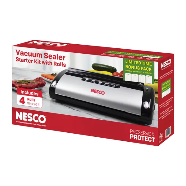 Nesco American Harvest Commercial Grade Vacuum Sealer, Black