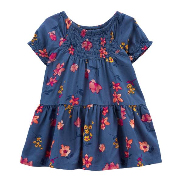Carter's Infant Girl's Tiered Floral Print Dress - 1P560910-3M | Blain ...