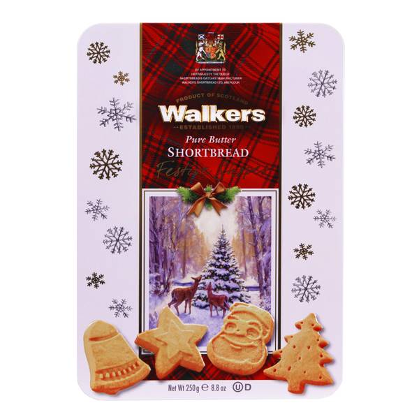 Photo of 8.8 oz Festive Shapes Cookies Tin