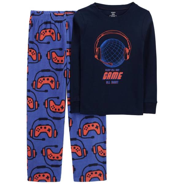 Fleece pjs for online boys