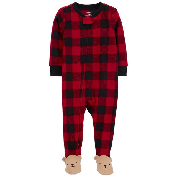 Carter s Infant Boys Bear Fleece Footie Pajamas 1P851010 12M