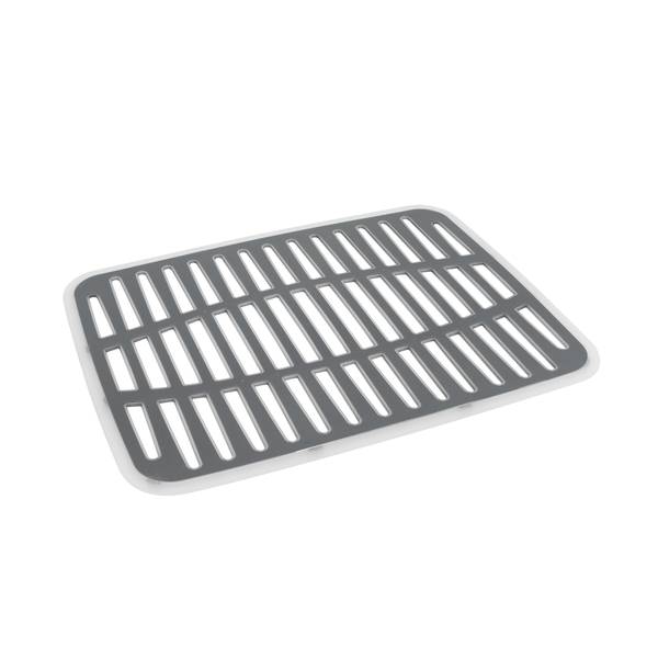 Rubbermaid Antimicrobial Sink Mat, Raven Grey