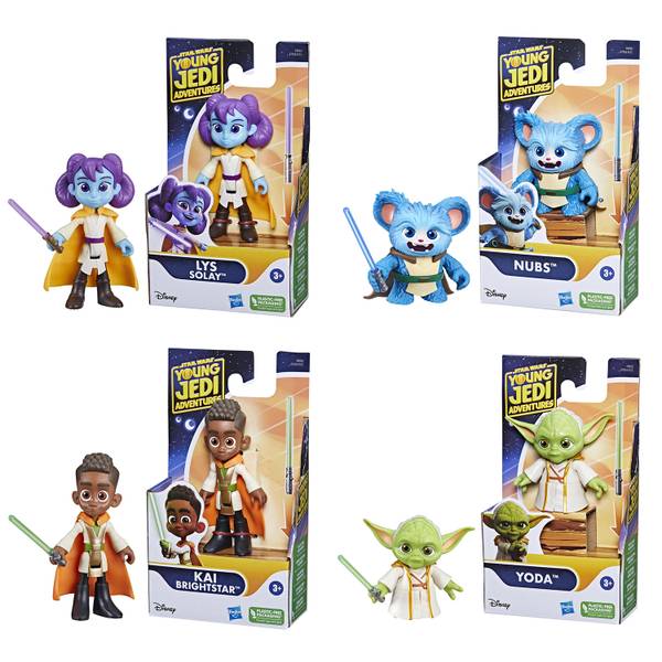 Star Wars: Young Jedi Adventures Kai Brightstar and Yoda Kids Toy Action  Figure for Boys and Girls (10”)