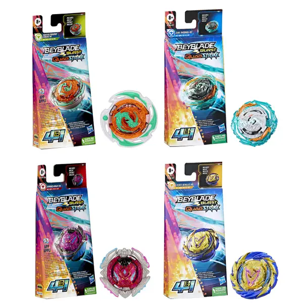 Hasbro HSBF7726 Beyblade Burst QuadStrike Speed Launcher Pack, 1