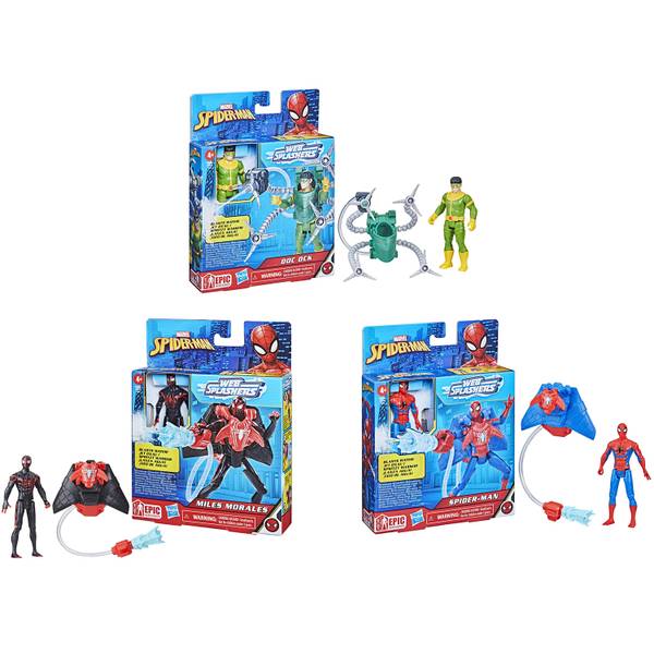 Marvel Spider-Man Aqua Web Warriors 4-Inch Doc Ock Toy with Accessory -  Marvel