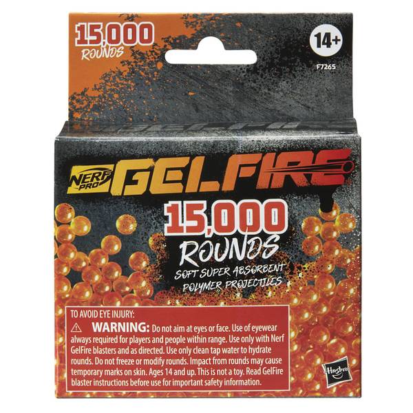 Nerf Pro Gelfire Raid Blaster, Fire 5 Rounds At Once, 10,000 Gelfire  Rounds, 800 Round Hopper, Eyewear 