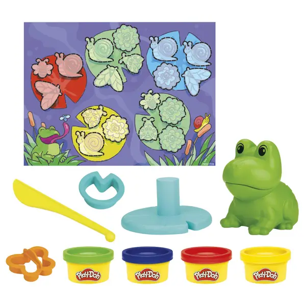Frog Lifecycle Playdough Stamps - Things They Love