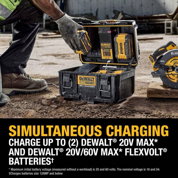 TOUGHSYSTEM® 2.0 20V MAX* Dual Port Charger