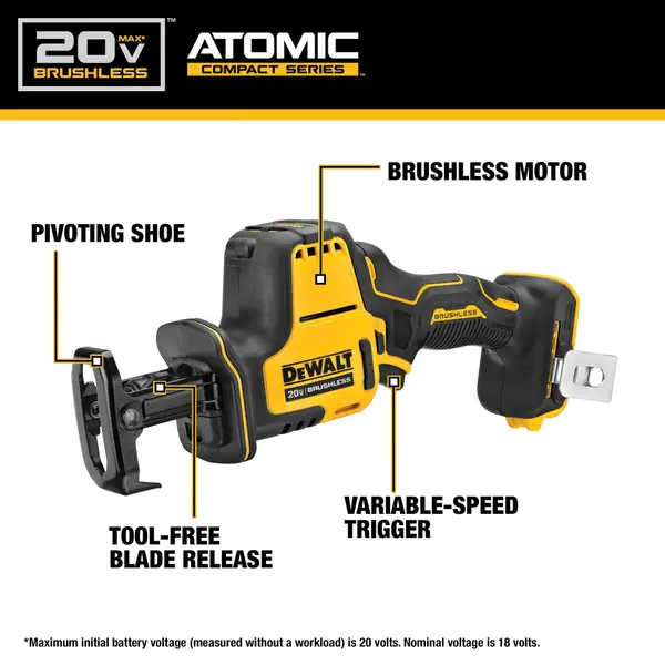 DEWALT 20V MAX* XR 4-Tool Combo Kit - DCK486D2 | Blain's