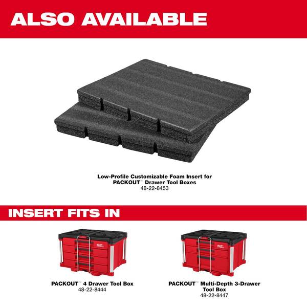 Packout Tool Case w/ Customizable Foam Insert by Milwaukee at Fleet Farm