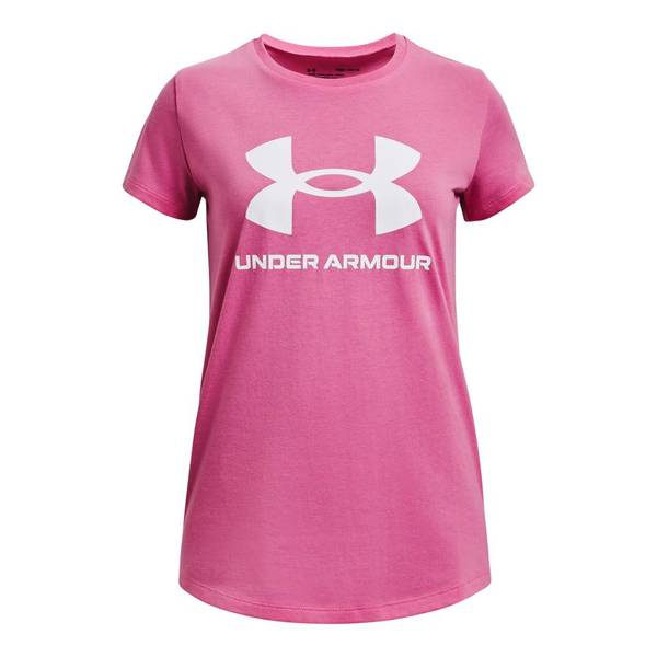 Under Armour Girl's Live Sportstyle Graphic Tee - 1361182-663-S | Blain ...