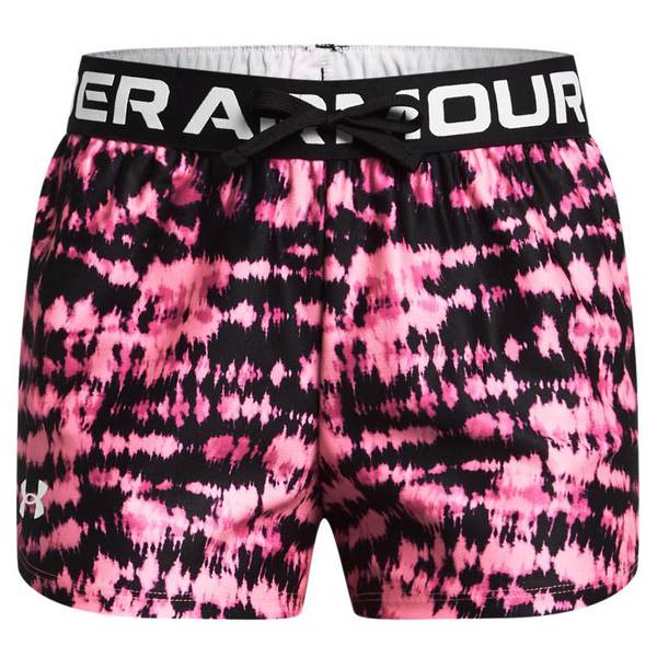Under Armour Girls' Play Up Printed Camo Shorts