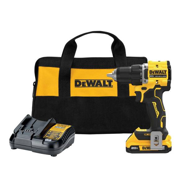 DeWalt 20V Max XR Lithium-Ion Cordless 18-Gauge Brad Nailer with 20V Max Compact Lithium-Ion 2.0Ah Battery Pack