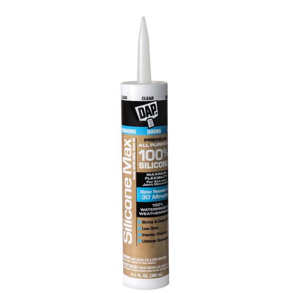 Photo of 10.1 oz Silicone Max Windows, Doors and Siding Clear Sealant