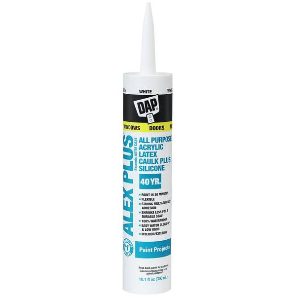 Photo of 10.1 oz Alex Plus White Caulk