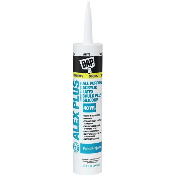 Gorilla 100% Silicone Sealant & Caulking White 10 oz.