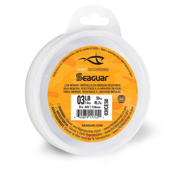 Seaguar 3 lb 50 yd Ice X Flouro Line - IX-ICE50-03