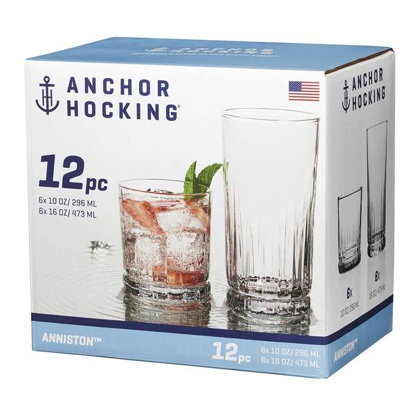 Anchor Hocking 12 IN BOARD WHITE/CHARCOAL