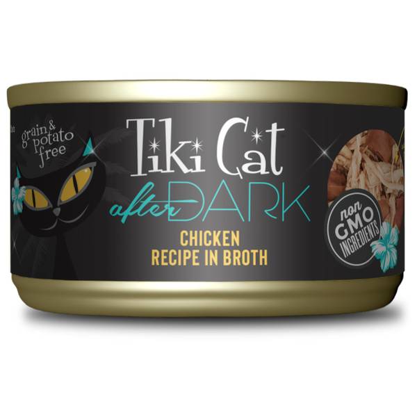 Tiki Cat 12-Count 2.8 oz After Dark Chicken Wet Cat Food