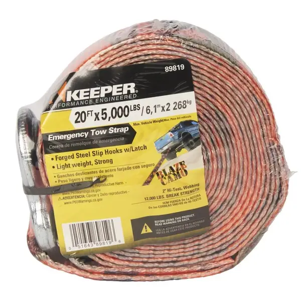 Keeper 20' Emergency Tow Strap