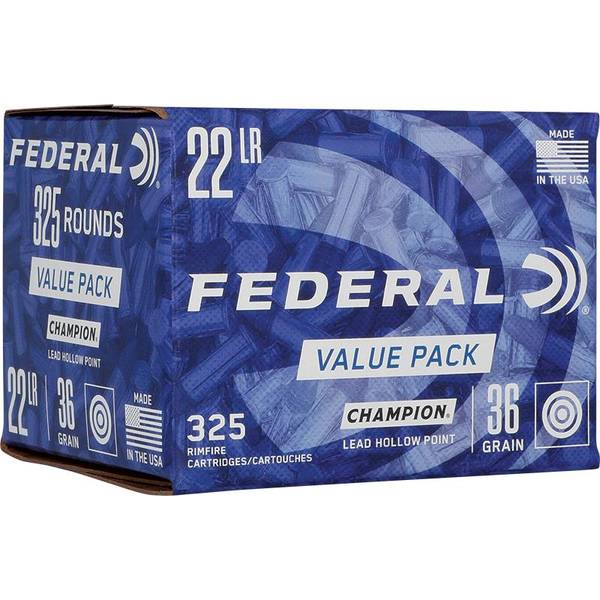 Photo of 325-Count Champion Training 22 LR 36 Grain Rimfire Ammunition