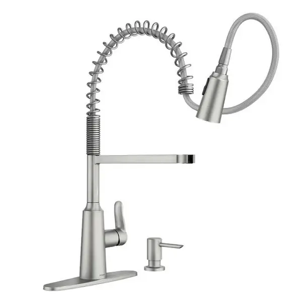 Moen Spot Resist Stainless Steel Edwyn Kitchen Spring Pull-Down