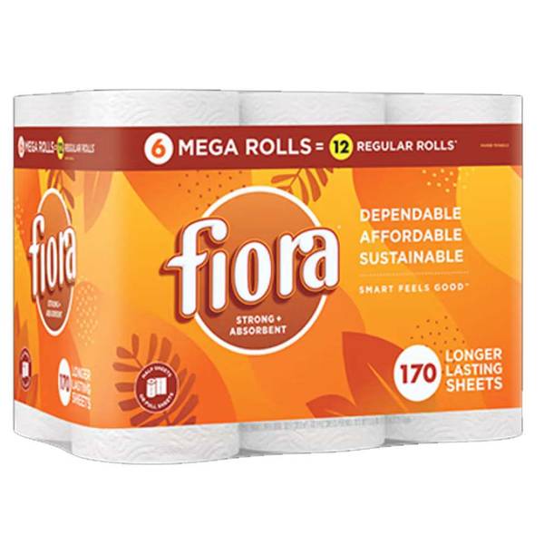 Fiora 6-Pack Mega Roll Paper Towels - 41021