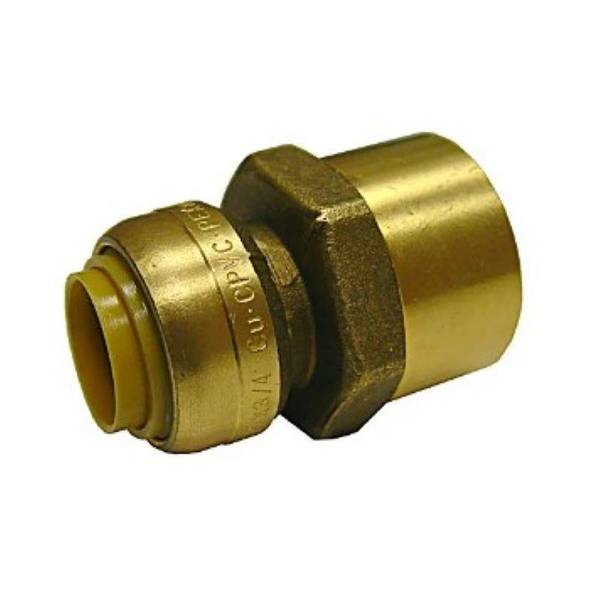 Photo of 3/8" x 1/2" FIP Push-to-Fit Fitting Adapter