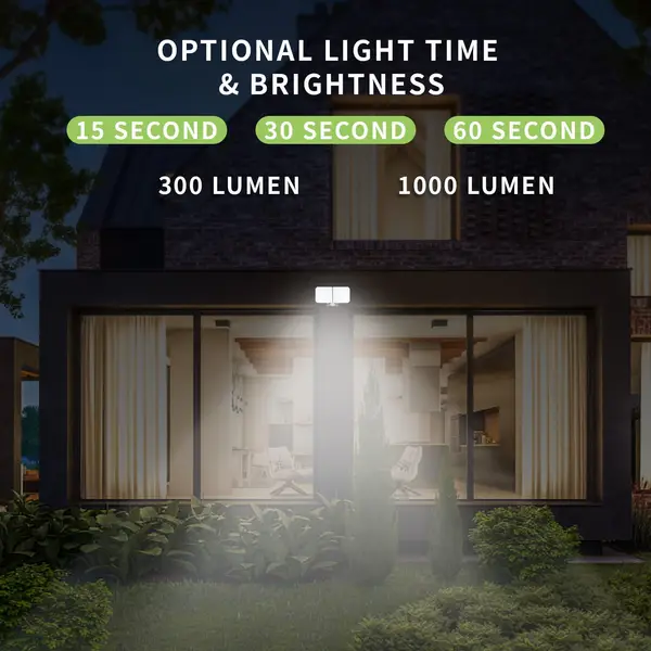 Pinegreen Lighting 1000 Lumen LED Battery Operated Motion Security