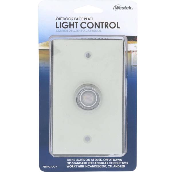 Westek Outdoor Dusk to Dawn Light Control with Weatherproof Face