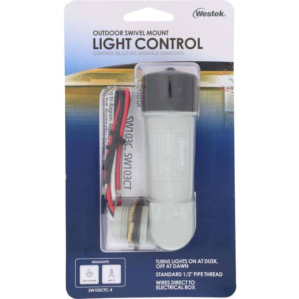 Westek Outdoor WireIn Dusk to Dawn Swivel Eye Light Control SW103CTC