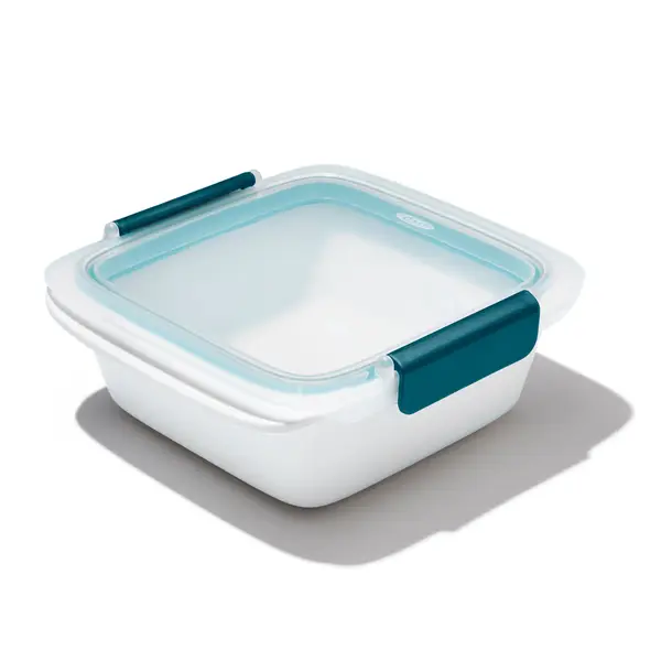 1.1L Aluminum Bento Lunch Box with Divider White for Bento Box - All
