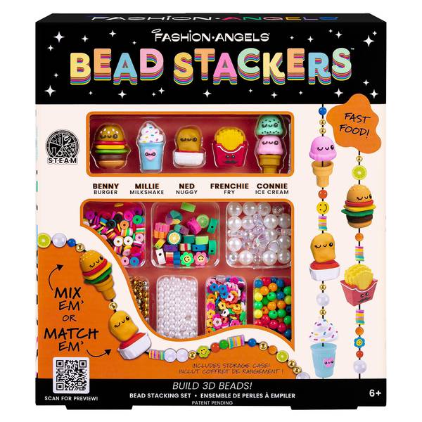 Fashion Angels Fast Food Stack Attack Bead Stackers - Bead Kits