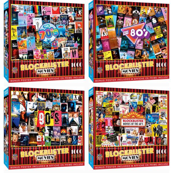 Masterpiece Puzzle 1000Piece Blockbuster Movies Puzzle Assortment 52217 Blain's Farm & Fleet
