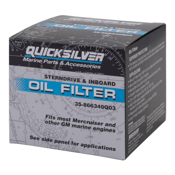 Quicksilver 866340Q03 Oil Filter | Blain's Farm & Fleet