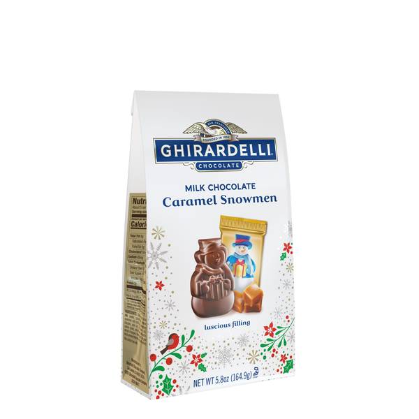 UPC 747599423062 product image for Ghirardelli 5.8 oz Milk Chocolate Caramel Snowmen | upcitemdb.com