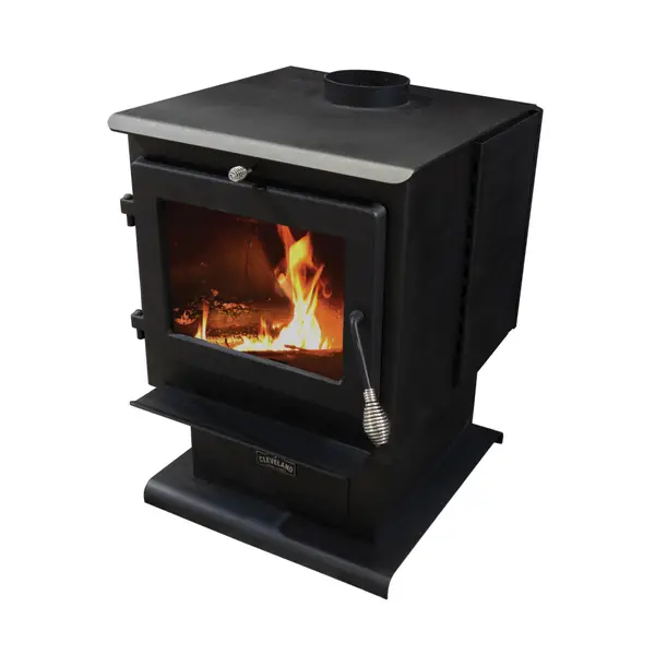 Cleveland Iron Works Huron Wood Stove - F500110 | Blain's Farm u0026 Fleet