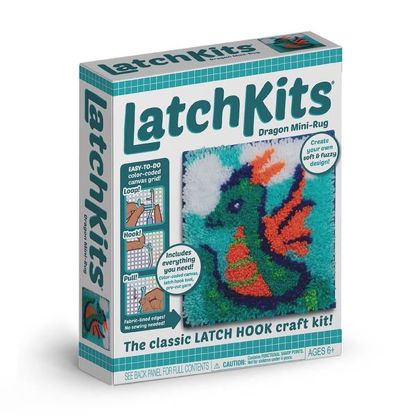 Dragon Latch Hook Craft Kit