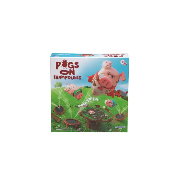 Pigs On Trampolines Action Game