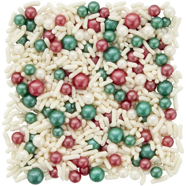 Wilton 4 oz Pearlized Snowflake Sprinkles Mix