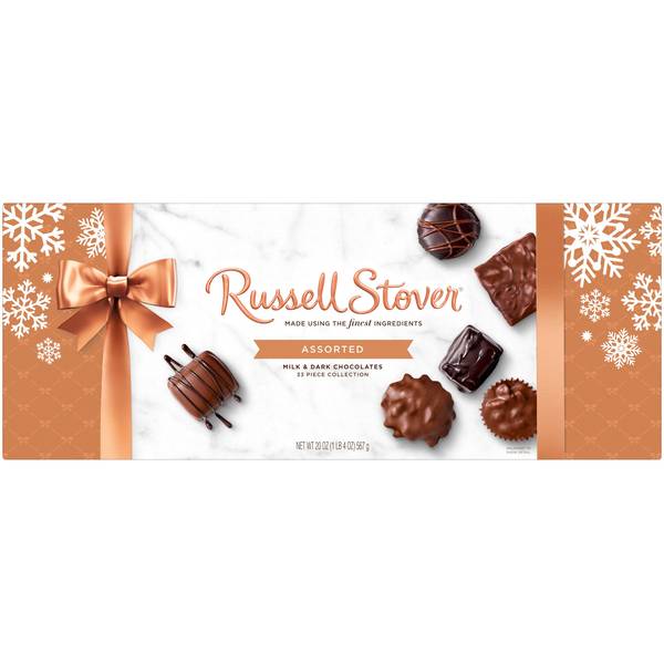Russell Stover Christmas Assortment Gift Box Milk Chocolate
