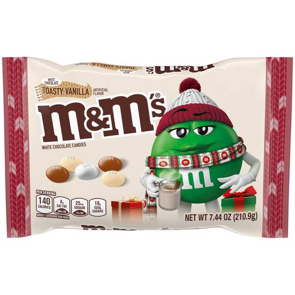 M & M Chocolate Candies, White Chocolate