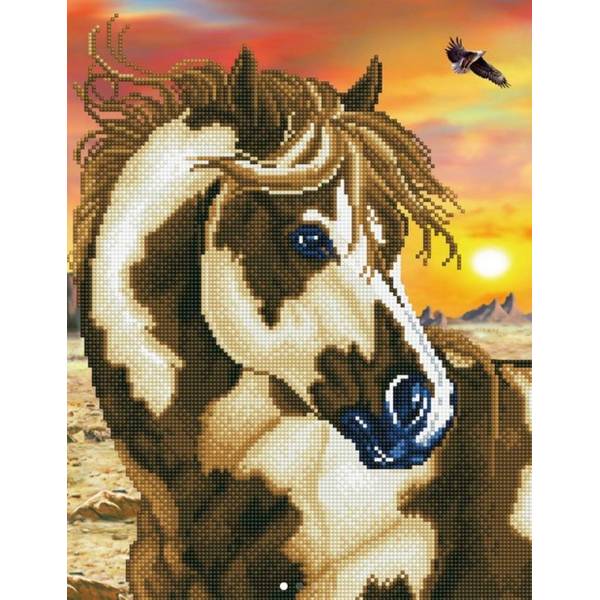 Horses on the Beach - Diamond Painting Kit – bemyhobbystore