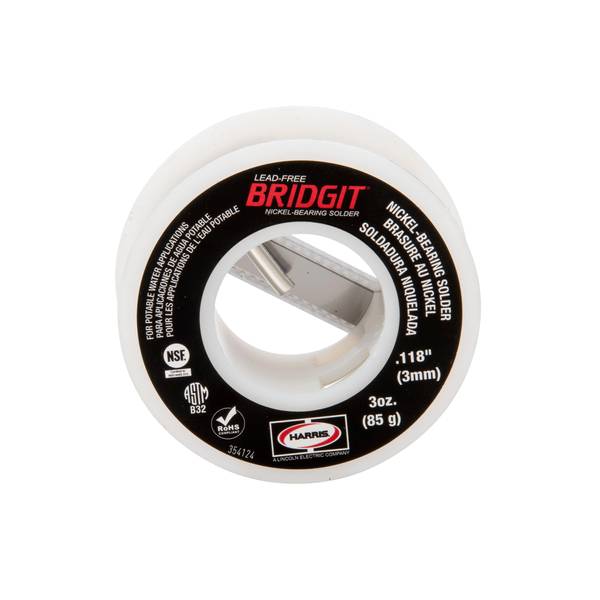 Bridgit 3 oz Lead-Free Solid Wire Plumbing Solder - 335194