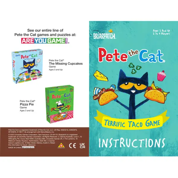 How to Play: Pete the Cat Pizza Pie Game