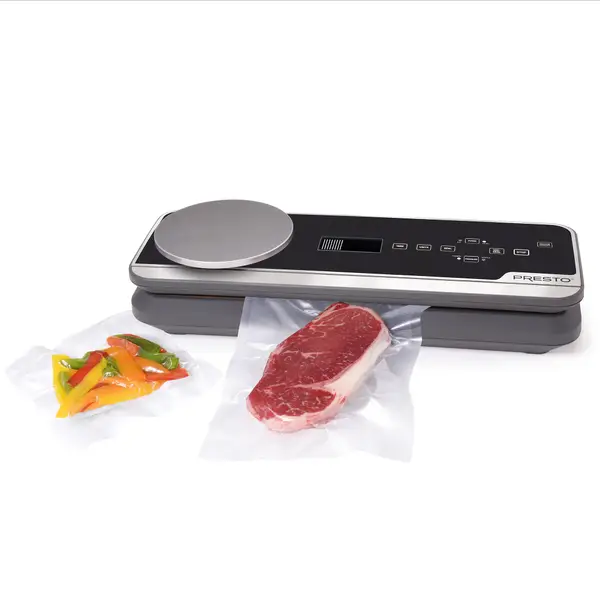 Nesco Vacuum Sealer with Food Scale and 50 Gallon Bags 