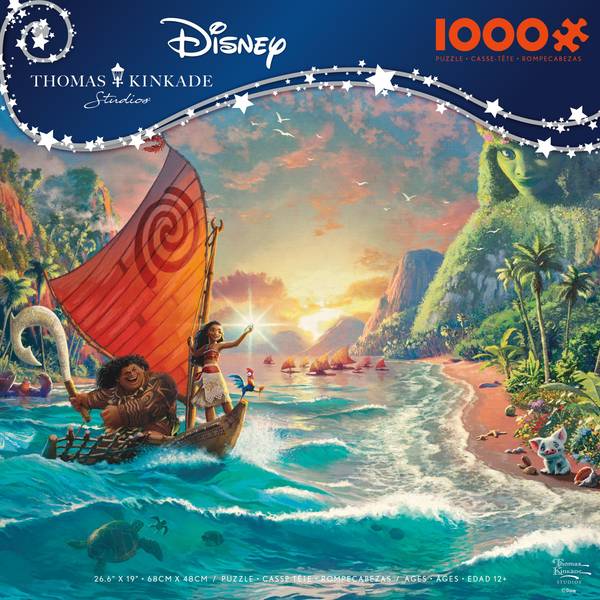 Thomas Kinkade Disney 500 Piece 4 in 1 Puzzle by Ceaco