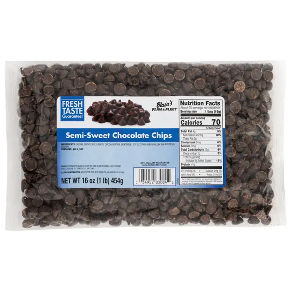 Blain's Farm & Fleet 16 oz Semi-Sweet Chocolate Chips - 723876