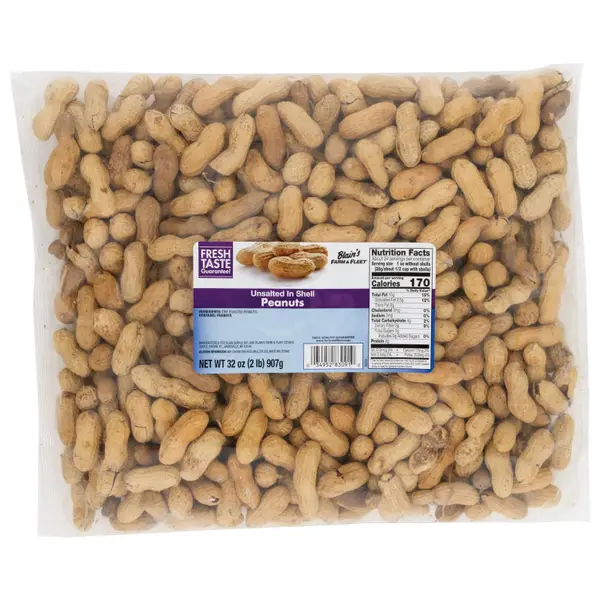 ピーナッツ Blain's Farm & Fleet 32 oz Dry Roasted & Unsalted Peanuts - 723932