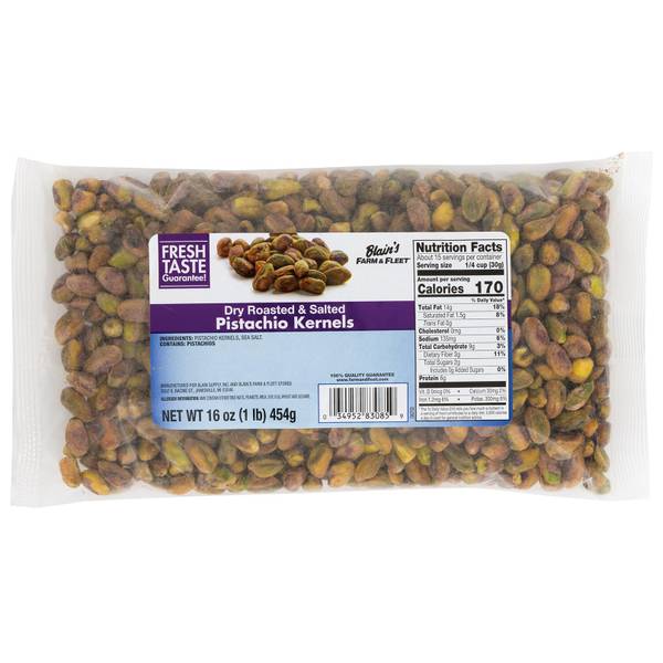 Photo of 16 oz Dry Roasted Pistachio Kernels